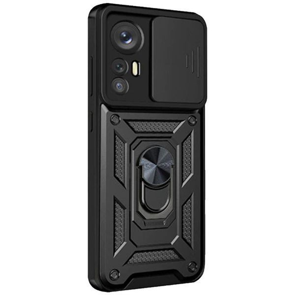 Ударостійкий чохол Camshield Serge Ring для Xiaomi 12T / 12T Pro Black 777-04554 фото