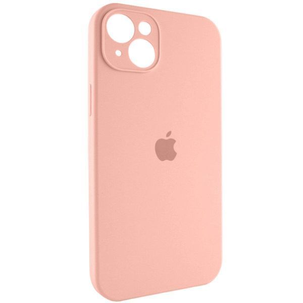 Силіконовий чохол з закритою камерою для iPhone 15 Grapefruit 666-01001 фото