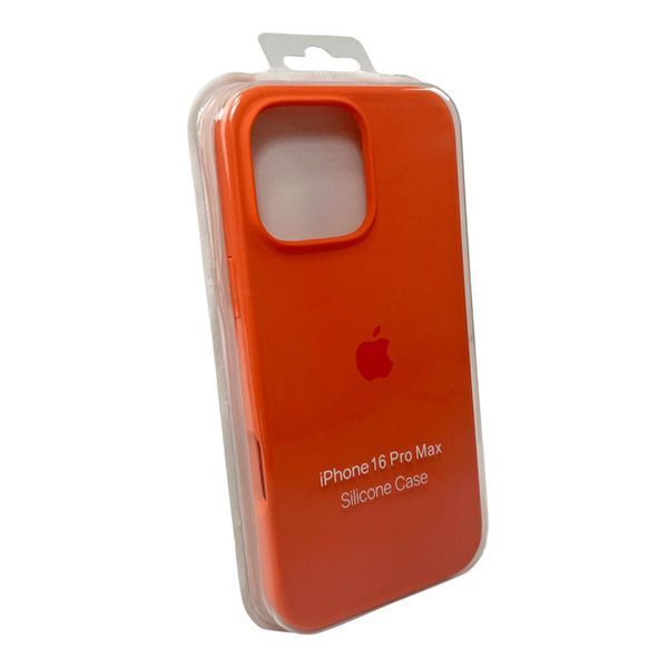 Силіконовий чохол для iPhone 16 Pro Orange 666-01211 фото