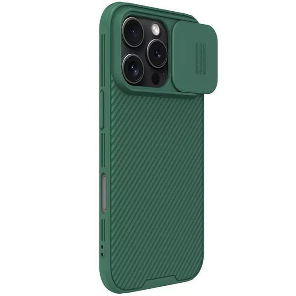 Карбонова накладка Nillkin CamShield Pro Magnetic для Apple iPhone 16 Pro Max (6.9") Deep Green 777-08115 фото