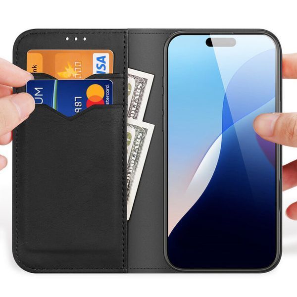 Чехол-книжка Dux Ducis Hivo для iPhone 16 (6.1") Black 555-00587 фото