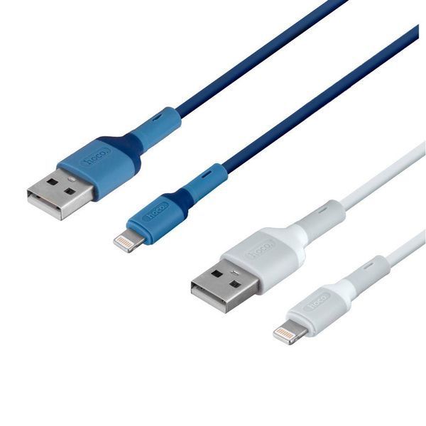 Кабель USB Hoco X65 Lightning 1m Синій 209-00341 фото