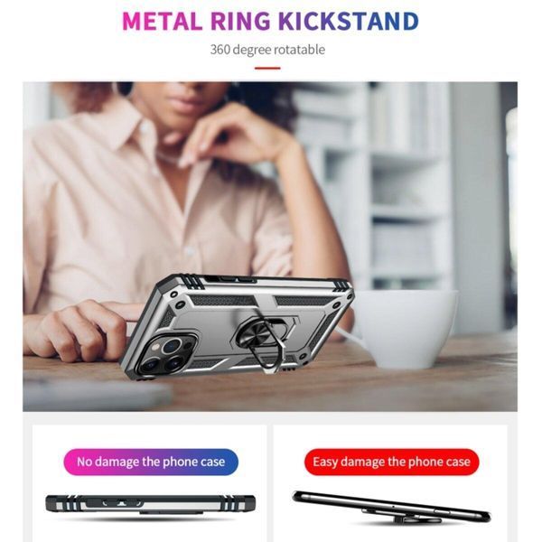 Чехол Cosmic Robot Ring для iPhone 13 Pro Silver 666-00056 фото