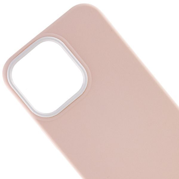 Чехол TPU+PC Bichromatic для Apple iPhone 13 Pro (6.1") Grey-beige / White 555-03984 фото