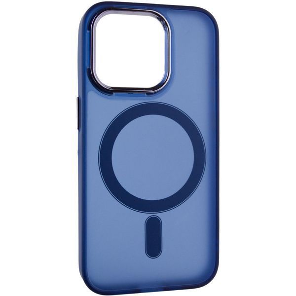 Чехол TPU+PC Lily with MagSafe для Apple iPhone 13 Pro Max (6.7") Deep Navy 214-03612 фото