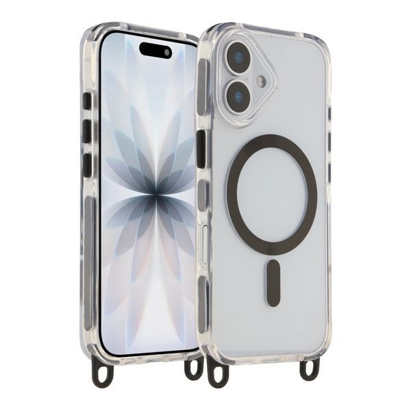 Чохол TPU+PC LanyardCase with MagSafe для iPhone 17 White 2020000499954 фото