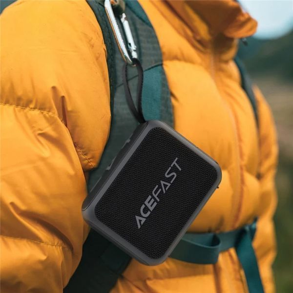 Портативна колонка ACEFAST K4 Go portable wireless speaker, 5W, IPX7, Black 6974316285113 фото