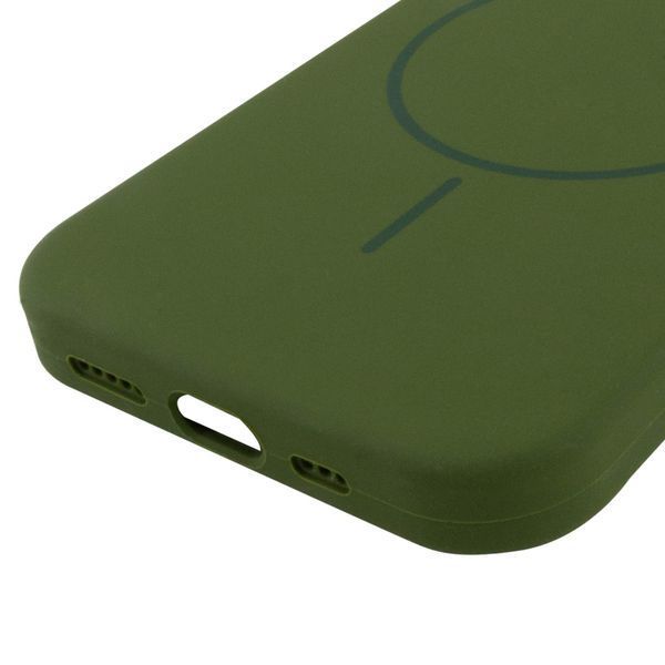 Чохол Silk Full Protective with Magnetic Fit для Apple iPhone 13 (6.1") Зелений / Dark Olive ILSO-00000076447-9 фото