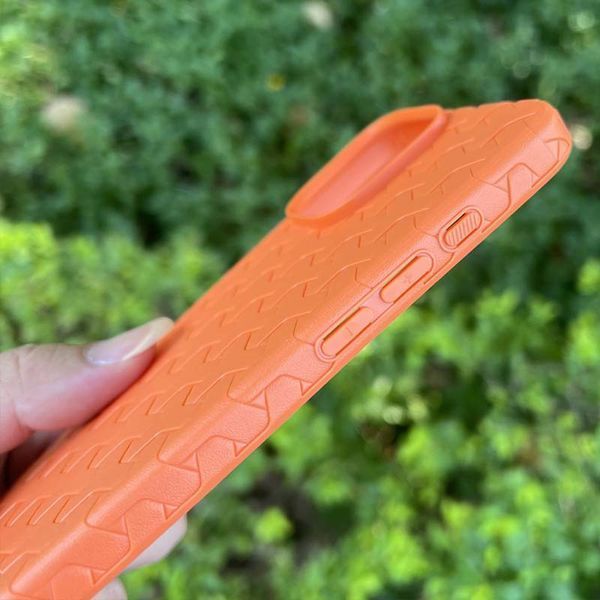Чохол TPU Weaving для iPhone 16 Pro Max (6.9") Orange 555-00318 фото