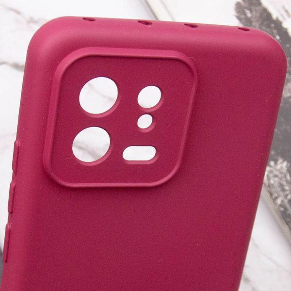 Чехол Silicone Cover Lakshmi Full Camera для Xiaomi 13 Marsala 777-06974 фото