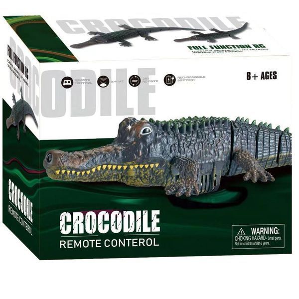 Човен на радіокеруванні SHT MSD668 Crocodile 2.4G Green 656-03569 фото