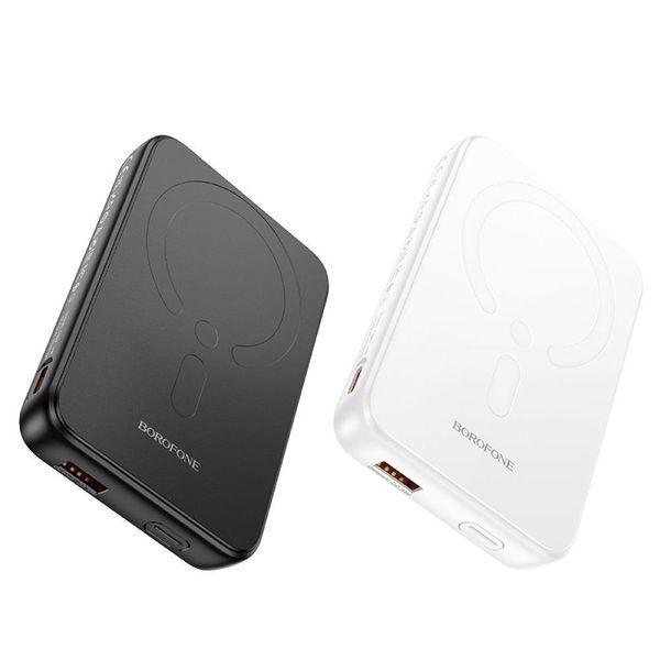 Power Bank Borofone BJ47 Quick PD20W magnetic wireless fast charging 10000mAh Чорний 656-01414 фото