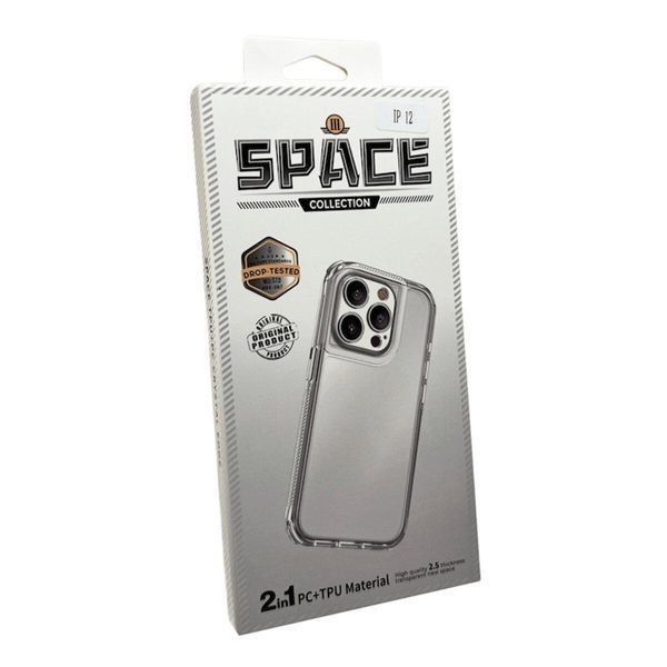 Протиударний чохол для смартфона Space III для iPhone 12 Transparent 666-01665 фото
