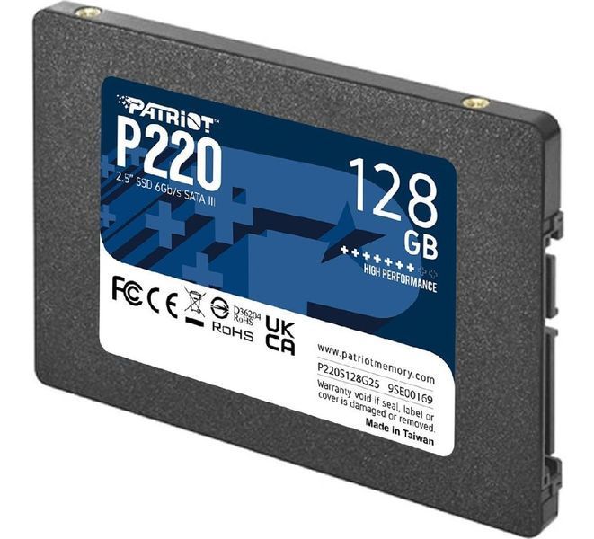 Накопичувач SSD Patriot P220 128GB 2.5" 7mm SATAIII P220S128G25 фото