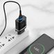 Мережевий зарядний пристрій HOCO C12Q Smart QC3.0 charger set(Type-C) 18W Black 656-01356 фото 4