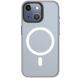 TPU+PC чохол Blueo Skin Friendly Frosted with MagSafe для Apple iPhone 15 (6.1") Grey 777-07912 фото 1