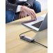 USB-хаб Baseus Metal Gleam Series 4-in-1 Multifunctional Type-C HUB Docking Station Gray （Type-C to USB3.0*3+RJ45*1） WKWG070113 фото 7