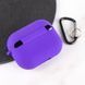 Силиконовый футляр с микрофиброй для наушников Airpods Pro 3 Ultra Violet 656-08103 фото 3
