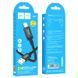 Кабель HOCO X91 Radiance charging data cable for iP(L=3M) Black 6931474788702 фото 2