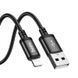 Кабель HOCO X91 Radiance charging data cable for iP(L=3M) Black 6931474788702 фото 4