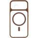 Чехол TPU+PC GETMAN Moon Clear with MagSafe для Apple iPhone 15 (6.1") Brown 656-08429 фото 2