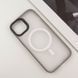 TPU+PC чохол Blueo Skin Friendly Frosted with MagSafe для Apple iPhone 15 (6.1") Grey 777-07912 фото 2