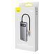 USB-хаб Baseus Metal Gleam Series 4-in-1 Multifunctional Type-C HUB Docking Station Gray （Type-C to USB3.0*3+RJ45*1） WKWG070113 фото 8