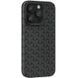 Чехол TPU Weaving для iPhone 12 Pro Max (6.7") Black 555-00368 фото 1