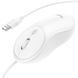 Маніпулятор миша HOCO GM13 Esteem business wired mouse White 6931474757852 фото 3