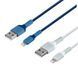 Кабель USB Hoco X65 Lightning 1m Синій 209-00341 фото 2