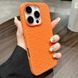 Чохол TPU Weaving для iPhone 16 Pro Max (6.9") Orange 555-00318 фото 4