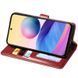 Кожаный чехол-книжка GETMAN Gallant (PU) для Xiaomi 15 Червоний 656-08637 фото 4