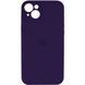 Силиконовый чехол с закрытой камерой для iPhone 14 Berry Purple 666-00795 фото