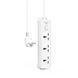 Сетевой удлинитель XO WL17 3AC 2m White 999-00003 фото 1