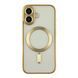 Чохол TPU Metallic Chrome Full Camera with Magsafe для iPhone 17 Chrome Gold 214-04607 фото 1