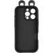 Чохол TPU Toys Case with Ears для Apple iPhone 16 Pro (6.3") Black 208-05346 фото 3