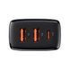 Мережевий зарядний пристрій Baseus Compact Quick Charger 2U+C 30W EU Black 656-01290 фото 3