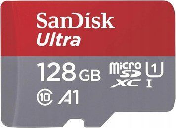 Карта памяти microSDXC (UHS-1) SanDisk Ultra 128Gb class 10 A1 (140Mb/s) (adapter SD) Imaging Packaging SDSQUAB-128G-GN6IA фото