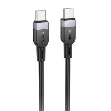 Дата кабель Hoco X109 Energy silicone Type-C to Type-C 60W (3m) Black ILSO-00000081691-1 фото