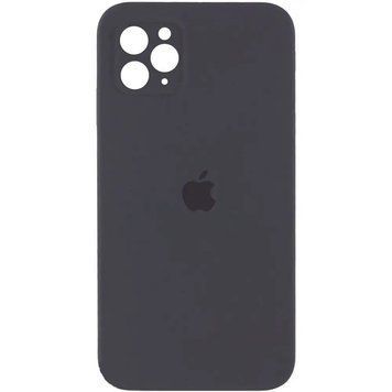 Силиконовый чехол с квадратными бортиками для iPhone 11 Pro Space Gray 208-00883 фото