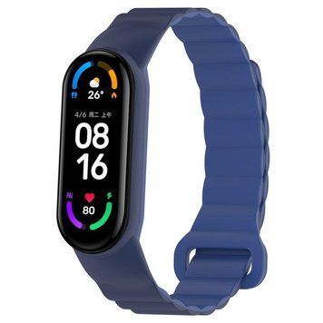 Ремінець для Xiaomi Mi Band 3/4/5/6/7 Silicone Link Dark Blue 212-02499 фото