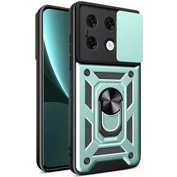 Ударопрочный чехол Camshield Serge Ring для Xiaomi Redmi Note 13 Pro 4G / 14s / Poco M6 Pro 4G Green 777-04374 фото