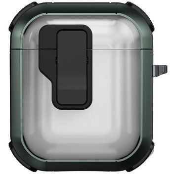 Футляр противоударный Locking Button для наушников Airpods 1/2 Apple Green 203-00405 фото