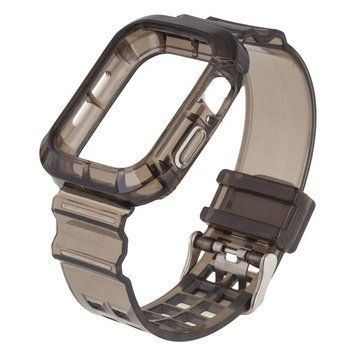 Ремінець для Apple Watch Band Color Transparent + Protect Case 40/41 mm Grey 212-01102 фото