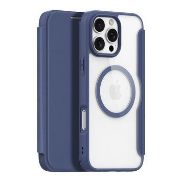 Чехол-книжка Dux Ducis Skin X Pro with MagSafe для iPhone 16 Pro Blue 757-00518 фото