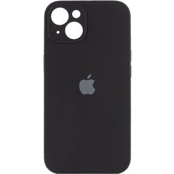 Силіконовий чохол з закритою камерою для iPhone 14 Black 666-00796 фото