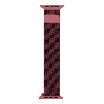 Ремешок для Apple Watch Milanese loop 38/40/41 mm Wine Red 212-02297 фото
