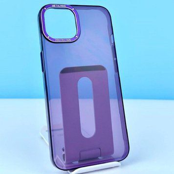 Чохол Metalring Protection iPhone 14 Фиілетовий 208-04259 фото