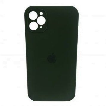 Силіконовый чохол з закритою камерою для iPhone 12 Pro Hunter Green 208-00814 фото