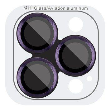 Захисне скло Metal Classic на камеру для Apple iPhone 14 Pro (6.1") / 14 Pro Max (6.7") Deep Purple 204-00426 фото